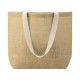 Купить Сумка Jute джутовая с широким дном, натуральный с нанесением логотипа
