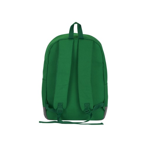 Купить Рюкзак Shammy с эко-замшей для ноутбука 15, зеленый с нанесением логотипа