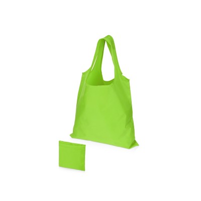 Купить Складная сумка Reviver из переработанного пластика, зеленое яблоко с нанесением