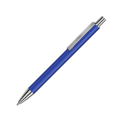 Купить Металлическая автоматическая шариковая ручка Groove, синий с нанесением