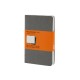Купить Записная книжка Moleskine Cahier (в линейку, 3 шт.), Pocket (9х14см), серый с нанесением логотипа