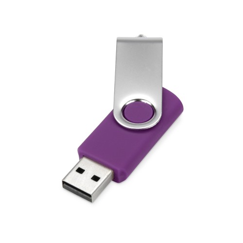 Купить Флеш-карта USB 2.0 16 Gb Квебек, фиолетовый с нанесением логотипа