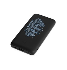 Внешний беспроводной аккумулятор с подсветкой лого Reserve X. 8000 mAh, черный