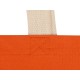 Купить Сумка для шопинга Steady из хлопка с парусиновыми ручками, 260 г/м2, оранжевый (P) с нанесением логотипа