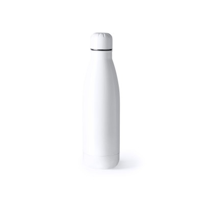 Купить Термобутылка с двойными стенками для сублимации, 500 мл, белый с нанесением логотипа