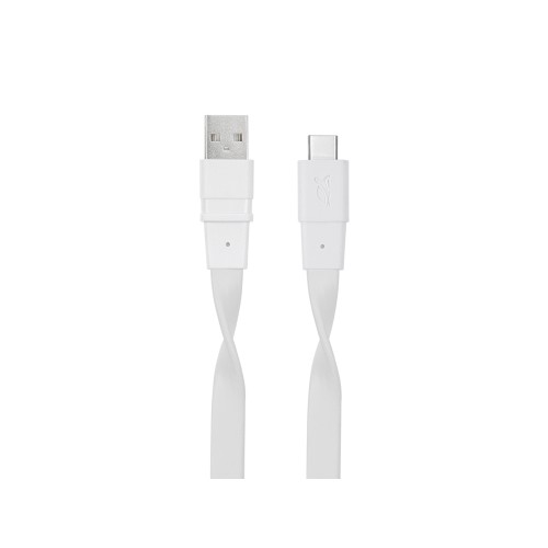 Купить Кабель USB Type C 3.0 – Type A 1.2м WT12, белый с нанесением логотипа