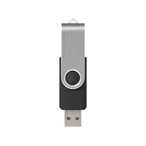 Купить USB-флешка на 16 Гб Rotate Basic, черный с нанесением логотипа