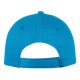 Купить Бейсболка Memphis 5-ти панельная 165 гр, ярко-голубой с нанесением логотипа