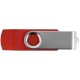 Купить USB/micro USB-флешка 2.0 на 16 Гб Квебек OTG, красный с нанесением логотипа