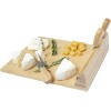 Купить Mancheg Бамбуковая доска для сыра и инструменты, natural с нанесением логотипа