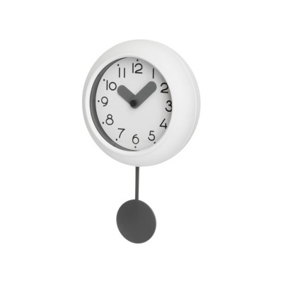 Настенные часы с маятником Pendulum, белый