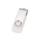 Купить Флеш-карта USB 2.0 2 Gb Квебек, белый с нанесением логотипа