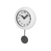 Купить Настенные часы с маятником Pendulum, белый с нанесением логотипа