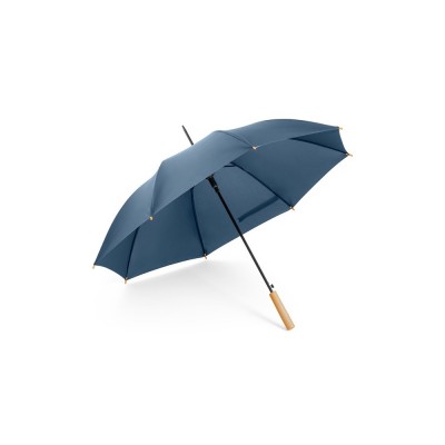 Купить APOLO. Зонт с rPET, синий с нанесением логотипа