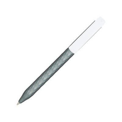 Купить Ручка пластиковая шариковая Diamonde, серый с нанесением логотипа