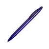 Купить Ручка пластиковая шариковая Mark с хайлайтером, синий с нанесением логотипа