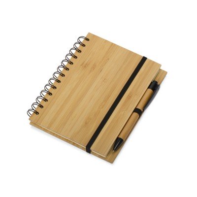 Купить Блокнот Bamboo tree с ручкой с нанесением
