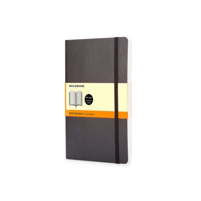 Купить Записная книжка Moleskine Classic Soft (в линейку), Pocket (9х14 см), черный с нанесением
