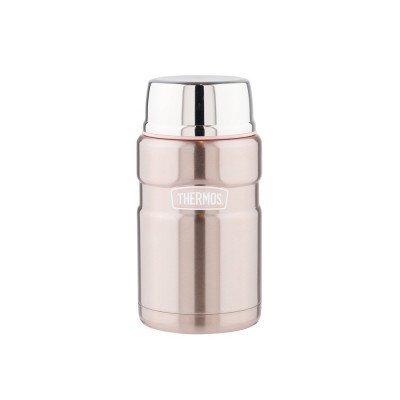 Купить Термос из нерж. стали с ложкой тм THERMOS SK3021Р 0,7L, розовый с нанесением логотипа