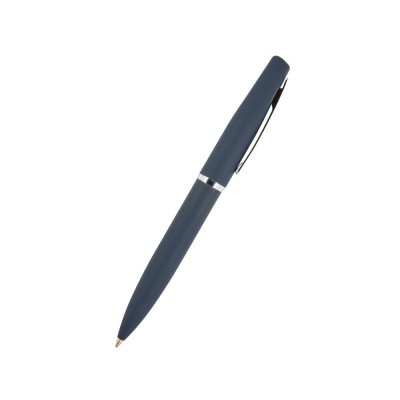 Купить Ручка Portofino шариковая автоматическая, синий металлический корпус, 1.0 мм, синяя с нанесением