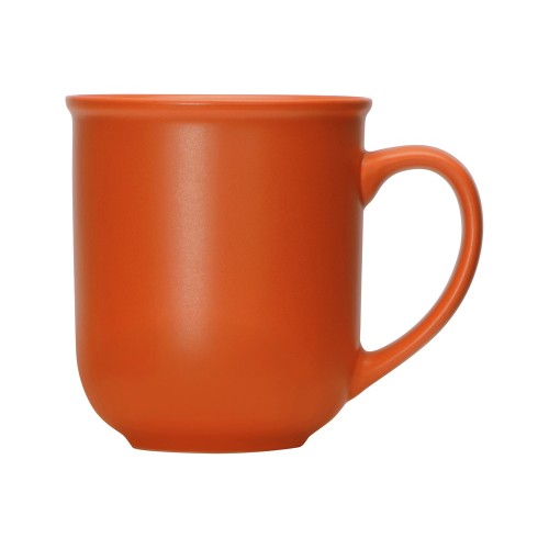 Купить Матовая кружка Susan 380мл в цвете с двух сторон, оранжевый с нанесением логотипа