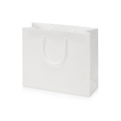 Купить Пакет подарочный Imilit W, белый с нанесением логотипа