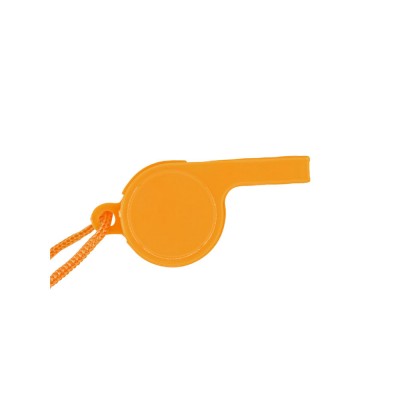 Купить Свисток CARNIVAL с ремешком на шею, апельсин с нанесением логотипа