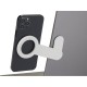 Купить Настольный держатель для телефона Hook из пластика, серый с нанесением логотипа