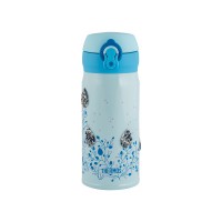 Термос из нерж. стали тм THERMOS JNL-350-SWFLOWER, голубой