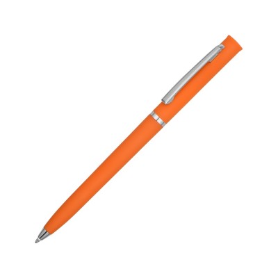 Купить Ручка шариковая Navi soft-touch, оранжевый с нанесением