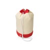 Купить Рюкзак-мешок Indiana хлопковый, 180гр, натуральный/красный с нанесением логотипа