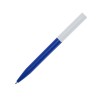 Купить Шариковая ручка Unix из переработанной пластмассы, синие чернила - Ярко-синий с нанесением логотипа