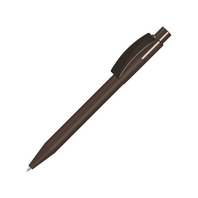 Купить Шариковая ручка из вторично переработанного пластика Pixel Recy, коричневый с нанесением логотипа