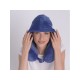 Купить Подушка для путешествий с эффектом памяти, с капюшоном Hooded Tranquility Pillow, синий с нанесением логотипа