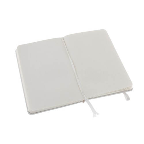 Купить Записная книжка Moleskine Classic (нелинованный) в твердой обложке, Pocket (9x14см), белый с нанесением логотипа