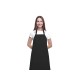 Купить Khana Хлопковый фартук плотностью 280 г/м2, черный с нанесением логотипа