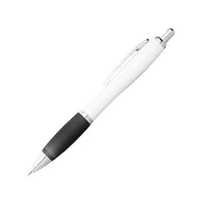 Купить Ручка шариковая Nash, белый/черный, черные чернила с нанесением