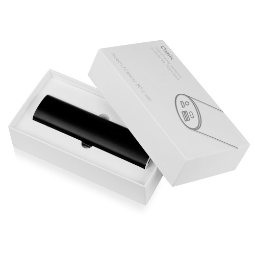 Купить Портативное зарядное устройство Спайк, 8000 mAh, черный с нанесением логотипа Купить Портативное зарядное устройство Спайк, 8000 mAh, черный с нанесением логотипа