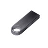 Купить USB 2.0-флешка на 4 Гб с мини чипом и круглым отверстием, серебристый с нанесением логотипа