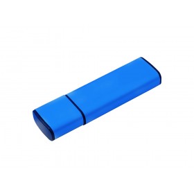 USB-флешка металлическая на 64ГБ 3.0 с колпачком, синий