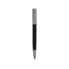 Купить Ручка металлическая шариковая Insomnia софт-тач с зеркальным слоем, черная с серым с нанесением логотипа