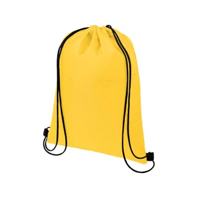 Купить Сумка-холодильник Oriole на шнуровке на 12 банок, желтый с нанесением логотипа
