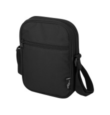 Byron сумка через плечо из переработанных материалов по стандарту GRS объемом 2 л - Черный