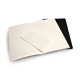 Купить Записная книжка Moleskine Volant (в линейку, 2 шт.), Large (13х21см), черный с нанесением логотипа
