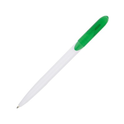 Купить Ручка шариковая Celebrity Гарленд, белый/зеленый с нанесением