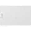Купить Флеш-карта USB 2.0 64 Gb в виде металлической карты Card Metal, серебристый с нанесением логотипа
