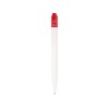 Купить Шариковая ручка Thalaasa из океанического пластика, красный прозрачный/белый с нанесением логотипа