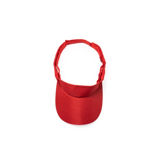 Купить Козырек WIZER из мягкой микрофибры, красный с нанесением логотипа