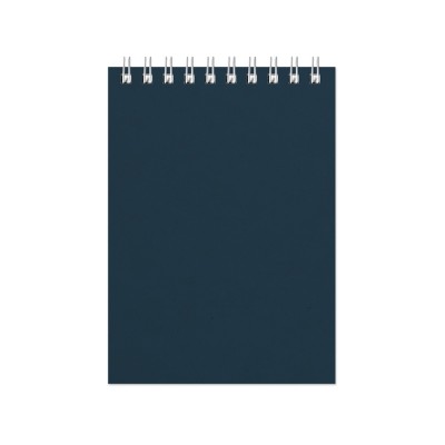 Купить Бизнес - блокнот Альт А6 (94 х 130 мм) Office 60 л., синий с нанесением логотипа