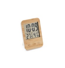 Метеостанция CELSIUS с лицевой стороной из бамбука, бежевый/белый